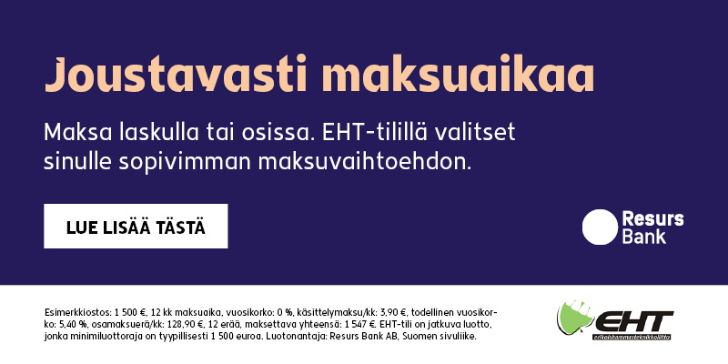 Joustavasti maksuaikaa